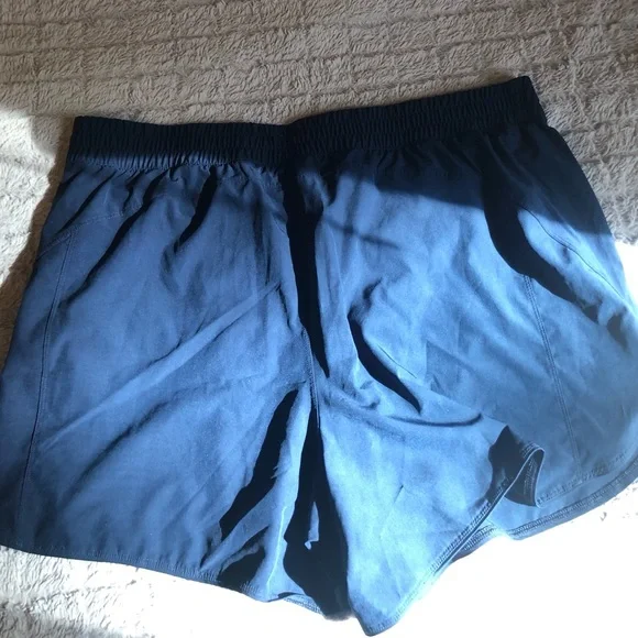 Navy Blue Athletic Shorts - Picture 4 of 5